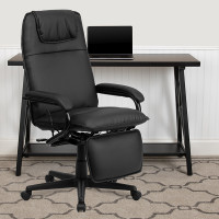 Flash Furniture High Back Black Leather Executive Reclining Office Chair BT-70172-BK-GG